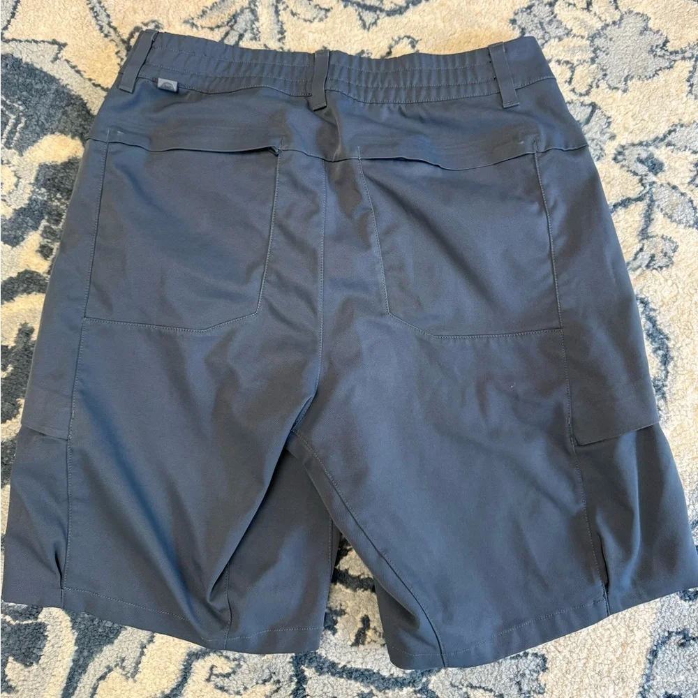 LULULEMON Men’s Utility Cargo Short Iron Blue Pockets Shorts Size 30